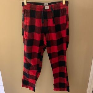 MENS AMERICAN EAGLE BUFFALO PLAID FLANNEL PAJAMA LOUNGE PANTS  SIZE Small